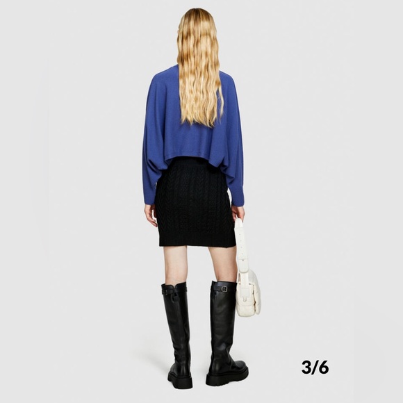 Sisley Crop Batwing Sweater XS - Picture 3 of 6